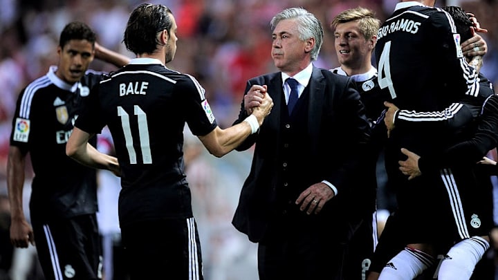 Cristiano Ronaldo, Carlo Ancelotti, Gareth Bale