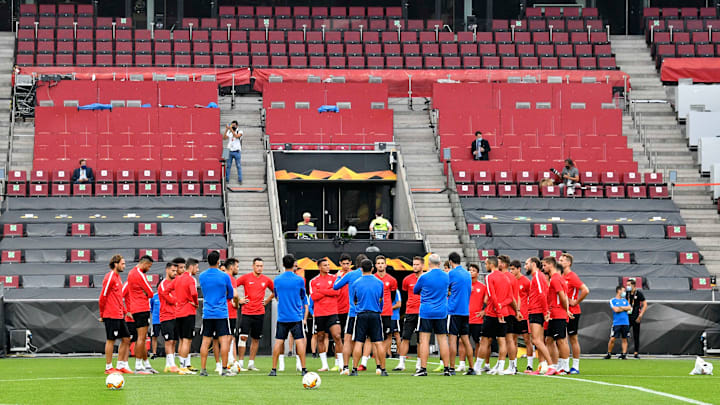 Sevilla Training Session - UEFA Europa League Sevilla Training Session - UEFA Europa League