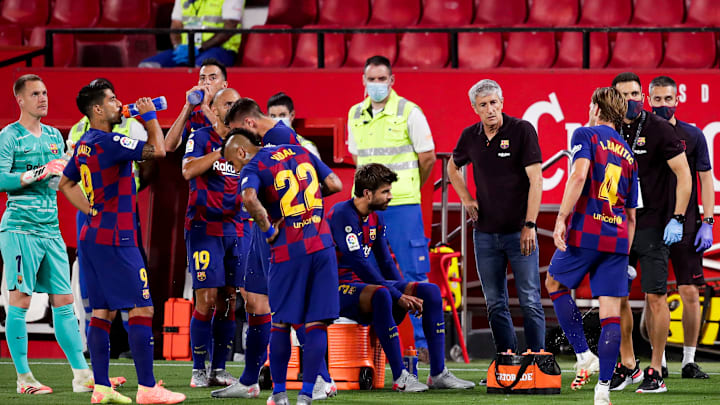 Barcelona bermain imbang 2-2 saat menantang Atletico Madrid di pekan ke-33 La Liga Barcelona bermain imbang 2-2 saat menantang Atletico Madrid di pekan ke-33 La Liga