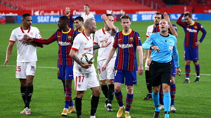 Hasil Pertandingan Dan Rating Pemain Sevilla 2 0 Barcelona Copa Del Rey