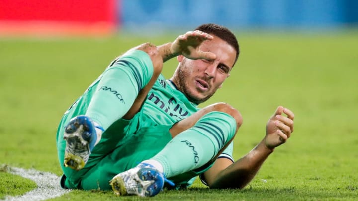 Eden Hazard se ha perdido 26 partidos con el Real Madrid