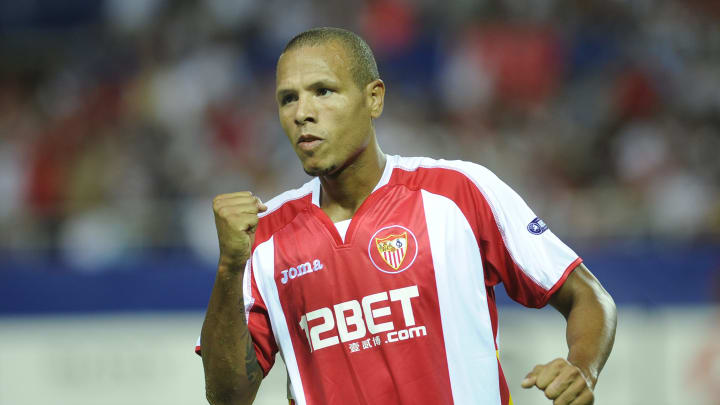 Sevilla's Brazilian forward Luis Fabiano