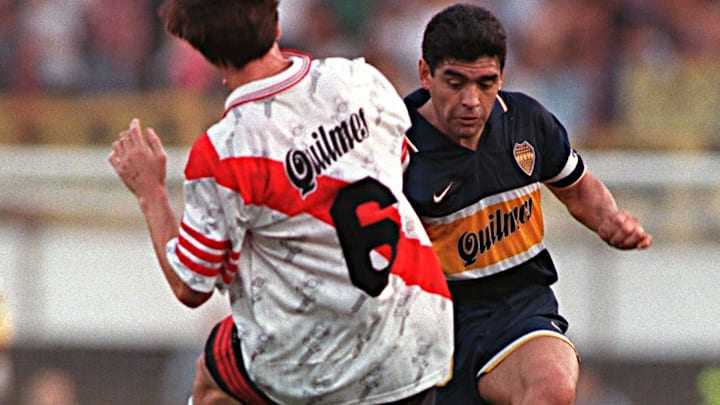 Diego pudo haber sido jugador de River en sus inicios Diego pudo haber sido jugador de River en sus inicios