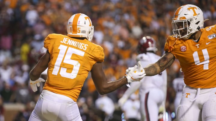 Former Tennessee WR Jauan Jennings would be a late-round steal for the Philadelphia Eagles. 