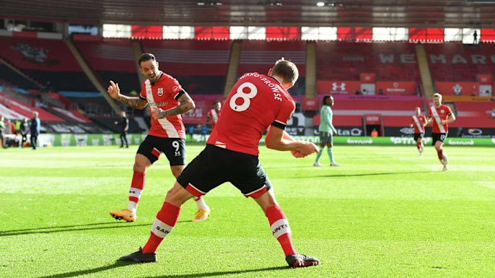 Ward-Prowse haciendo su mítica celebración.