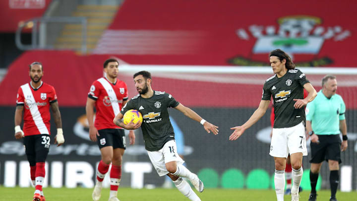 Bruno Fernandes & Edinson Cavani Bruno Fernandes & Edinson Cavani