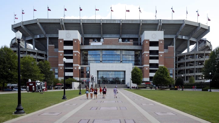 There was a COVID-19 outbreak among construction workers at Alabama's Bryant-Denny Stadium.