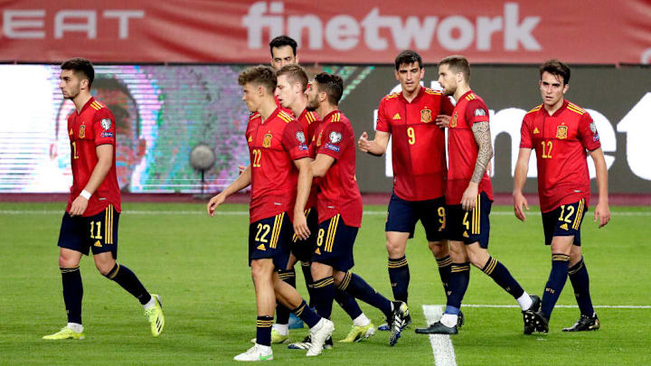 Dani Olmo, Eric Garcia, Ferran Torres, Gerard Moreno