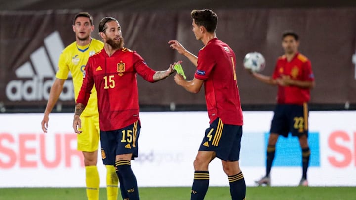 La defensa de la selección española