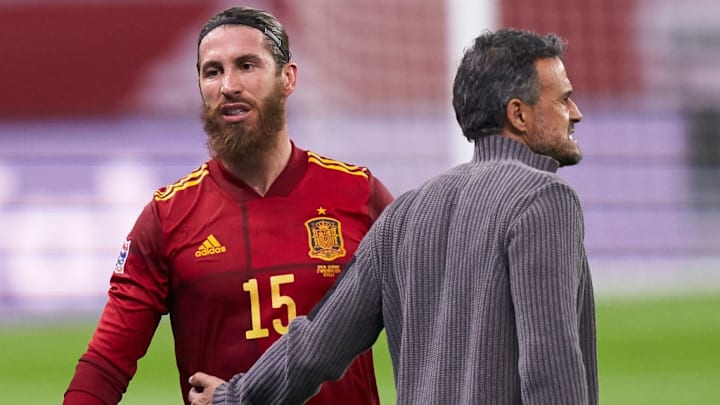 Sergio Ramos est sorti sur blessure.