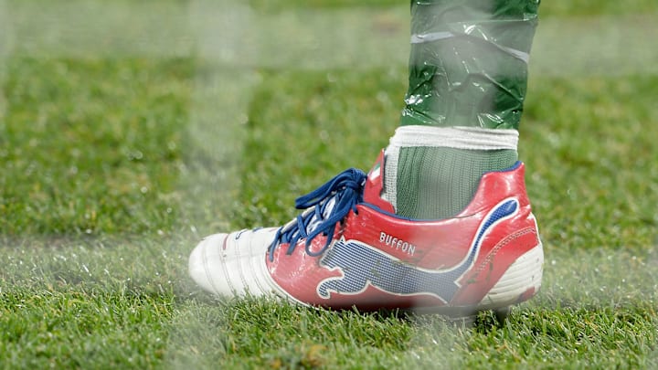 Botas de Buffon en la eurocopa de 2012