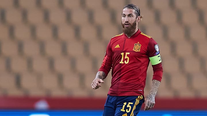 Sergio Ramos est rentré en toute fin de match face au Kosovo. Sergio Ramos est rentré en toute fin de match face au Kosovo.