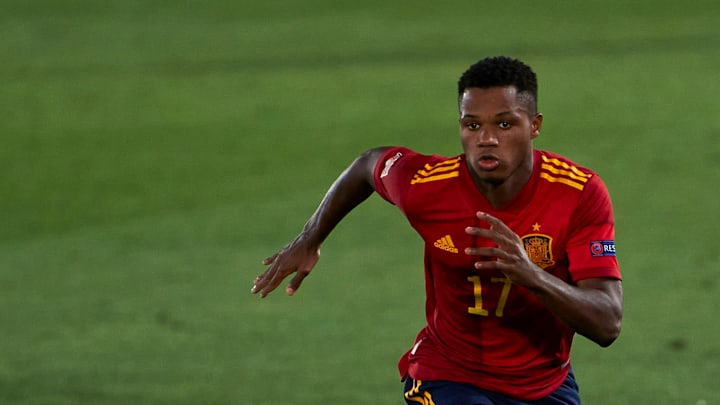 Ansu Fati // tim nasional Spanyol