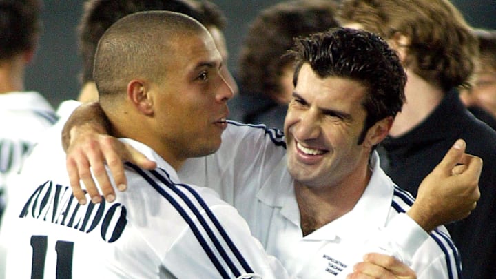 Spanish club team Real Madrid foward Ronaldo of Br Spanish club team Real Madrid foward Ronaldo of Br