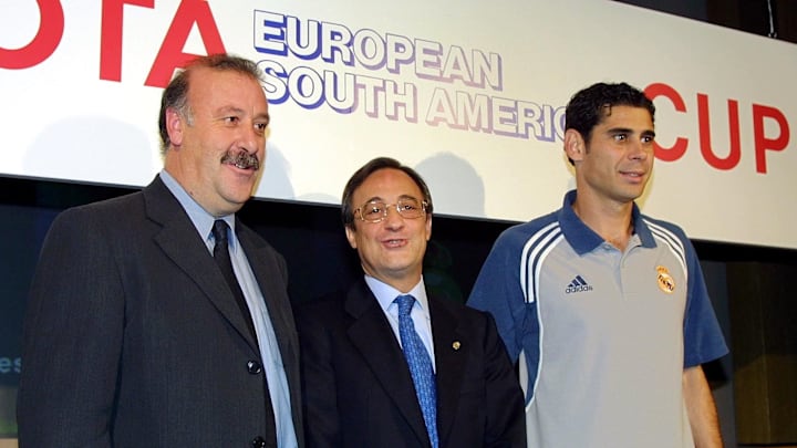 Hierro y Del Bosque se marcharon en 2003 por Florentino