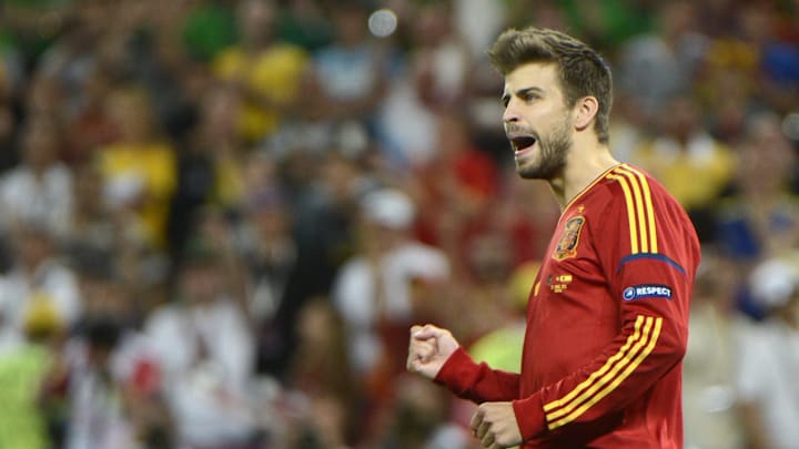 Piqué con la selección española