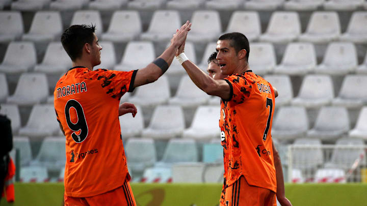 Alvaro Morata e Cristiano Ronaldo, Juve Alvaro Morata e Cristiano Ronaldo, Juve