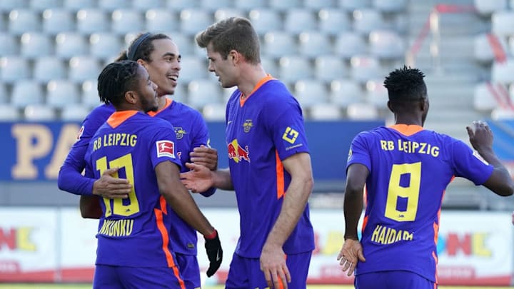 Amadou Haidara, Alexander Sorloth, Yussuf Poulsen, Christopher Nkunku, RB Leipzig, Champions League