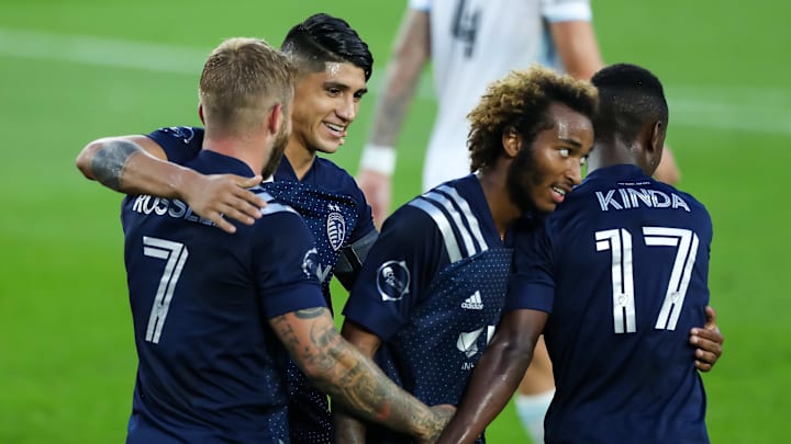 Alan Pulido celebra un gol con el Sporting Kansas City en la MLS. Alan Pulido celebra un gol con el Sporting Kansas City en la MLS.