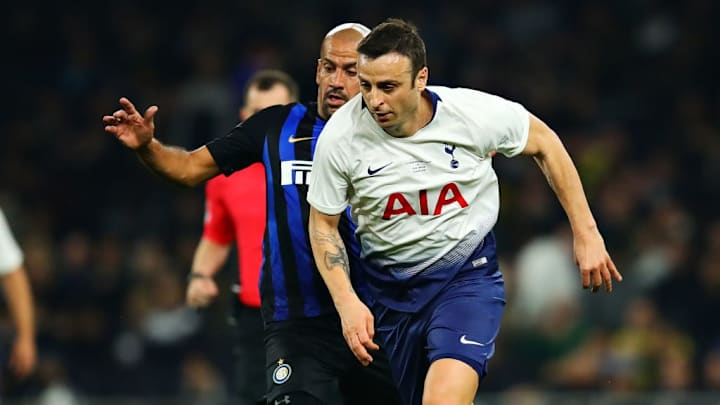 Berbatov también jugó para el Tottenham.