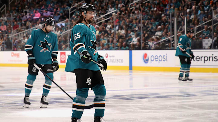St Louis Blues v San Jose Sharks - Game One St Louis Blues v San Jose Sharks - Game One