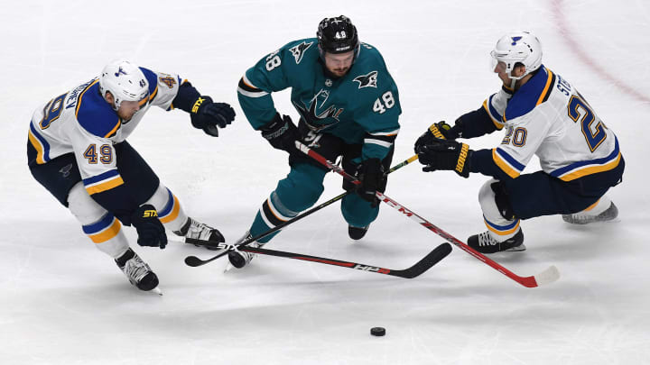 St Louis Blues v San Jose Sharks - Game Two St Louis Blues v San Jose Sharks - Game Two