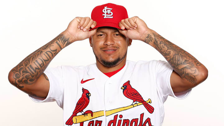 St Louis Cardinals pitcher Carlos Martinez is fighting for a rotation spot.