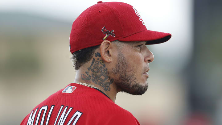 St Louis Cardinals catcher Yadier Molina