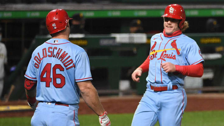 Harrison Bader es uno de los candidatos a encabezar el lineup de los Cardenales 