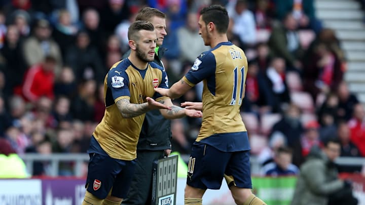 Jack Wilshere dan Mesut Ozil