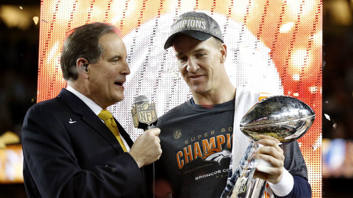 Peyton Manning and Jim Nantz Peyton Manning and Jim Nantz