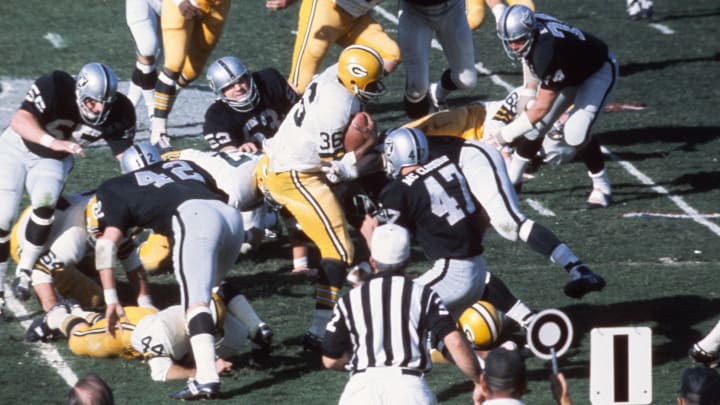 Super Bowl II featured a matchup between the Oakland Raiders and Green Bay Packers.
