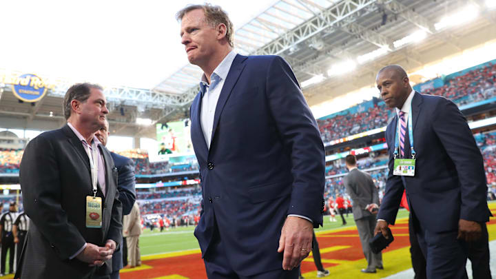 NFL commissioner Roger Goodell NFL commissioner Roger Goodell