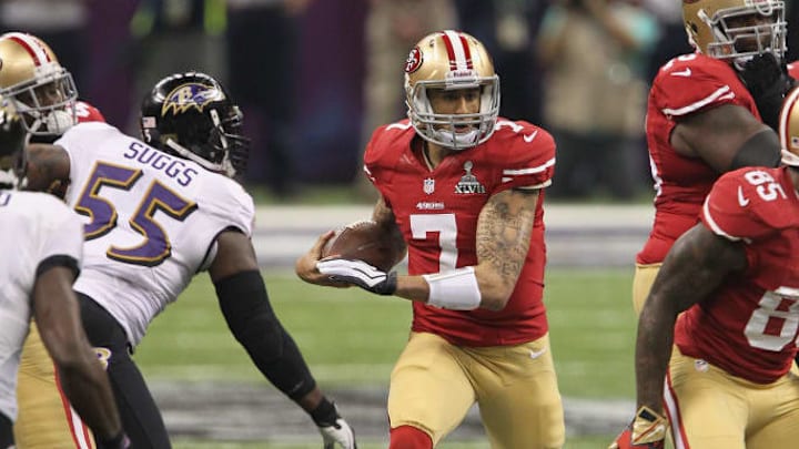 Colin Kaepernick and Terrell Suggs