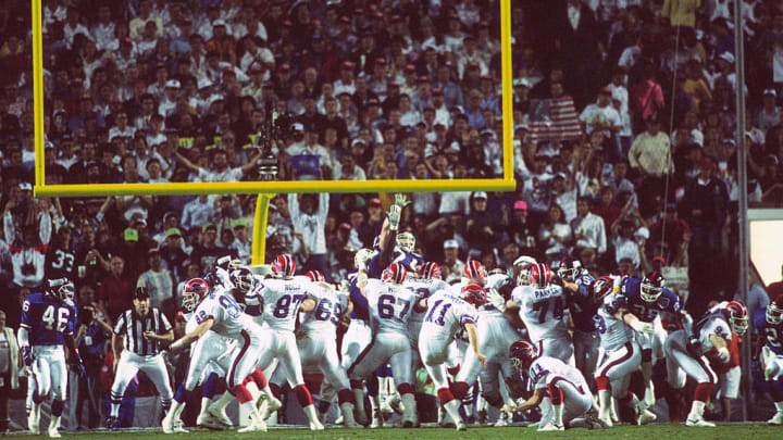 Scott Norwood falló la patada decisiva durante el Super Bowl XXV entre los Bills y los Giants