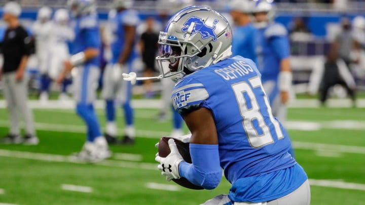 Quintez Cephus opened the scoring early for the Detroit Lions against the Green Bay Packers on Monday Night Football of NFL Week 2.