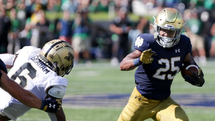Notre Dame will try to stay perfect against Wisconsin on Saturday.