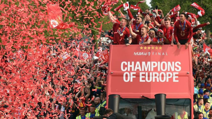 Les Reds de Liverpool vainqueur de la coupe aux Grandes Oreilles en 2019