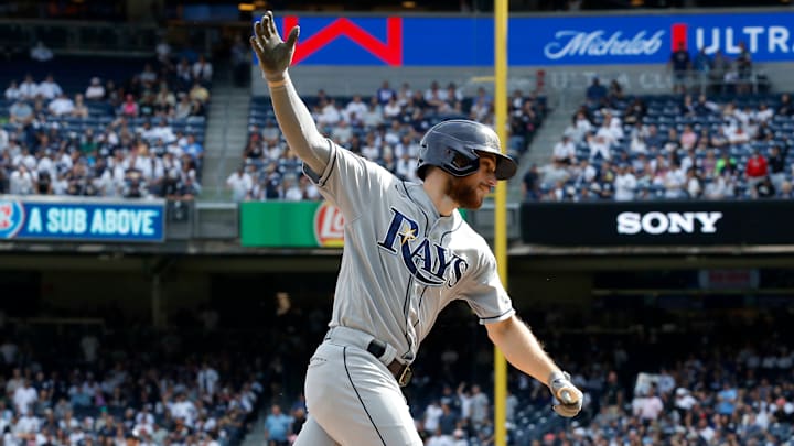 Brandon Lowe destrozó el pitcheo de los Yankees en la jornada del sábado en la MLB