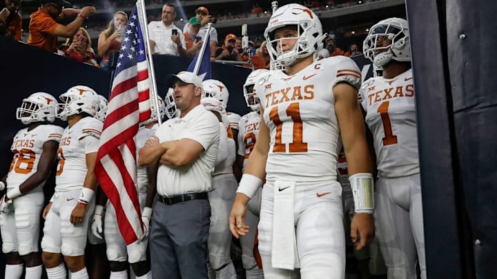 Texas coach Tom Herman and QB Sam Ehlinger