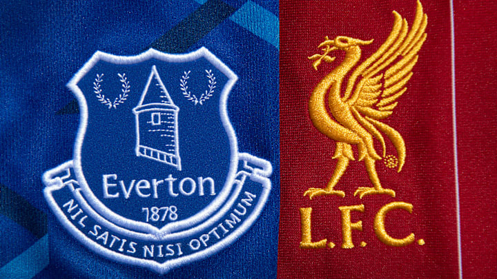 The Everton and Liverpool Club Badges The Everton and Liverpool Club Badges