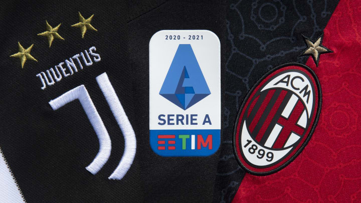 I loghi di Juventus e Milan I loghi di Juventus e Milan