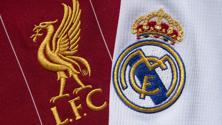 Gli stemmi di Real e Liverpool Gli stemmi di Real e Liverpool