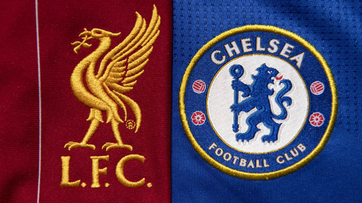 The Liverpool and Chelsea Club Crests