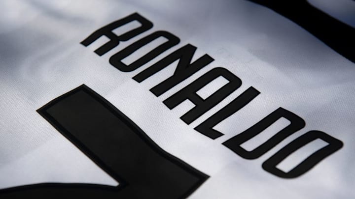 The Number Seven Juventus Shirt of Cristiano Ronaldo