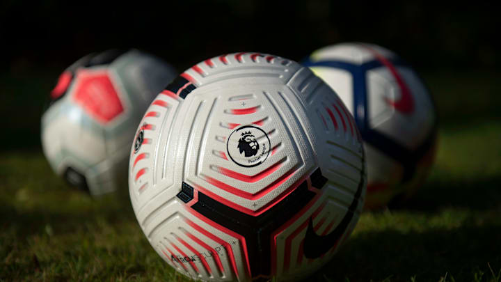 The Official Nike Premier League Match Ball and Protective Mask The Official Nike Premier League Match Ball and Protective Mask
