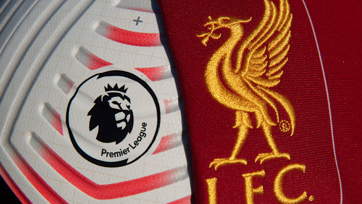 The Official Nike Premier League Match Ball with the Liverpool Badge