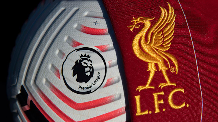 The Official Nike Premier League Match Ball with the Liverpool Badge The Official Nike Premier League Match Ball with the Liverpool Badge