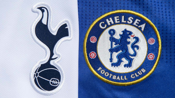 The Tottenham Hotpsur and Chelsea Club Badges The Tottenham Hotpsur and Chelsea Club Badges