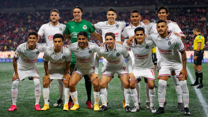 Chivas en un partido previo frente a Xolos de Tijuana,